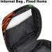 Stylish Women's Napkin Storage Bag - Portable Menstruation Cup Holder with Orange Rose Design | Perfect for First Period Essentials - Buy Online on GoSupps.com