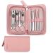 Manicure Pedicure Set Nail Clippers Set of Female Nail Clippers Hawkbill Pliers Repair Gray Nail Tools Anti-splash Nail Groove Special Nail Clippers Nail Clippers(Pink)
