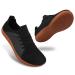 relxfeet Men's Barefoot Shoes Minimalist Cross-Trainer Shoes Wide Toe Walking Shoes Zero Drop Sole Trail Running Sneakers 11 Wide Black Rubber