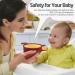 Silicone Baby Bowl with Suction - Food Grade BPA-Free Toddler Weaning Bowl in Red - Buy Online on GoSupps.com
