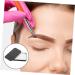 SOESFOUFU eyebrow makeup drawing paste brow mapping tool brow contour paste aluminum box 1 count (Pack of 1) Black - Buy Online on GoSupps.com