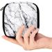 GIAPB Period Bag Sanitary Napkin Storage Holder | Period Makeup Pouch | Black White Marble Color - Buy Online on GoSupps.com