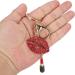 2Pcs Sparkling Lips & Lipstick Keychain Set - Red Bling Charm for Keys, Purse, Bags - Buy Online on GoSupps.com
