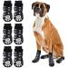 Rypet Anti Slip Dog Socks 3 Pairs - Dog Grip Socks with Straps Traction Control for Indoor on Hardwood Floor Wear, Pet Paw Protector for Small Medium Large Dogs L