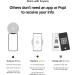 Popl XL Large 4 NFC Business Card Tap Sign Sticker - Instantly Share Contact Info, Social Media, Payment & More - iPhone & Android Compatible - Buy Online on GoSupps.com