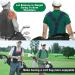 Big Teeth Golf Bag Double Strap Backpack - Swivel, Adjustable & Padded - Blue - Buy Online on GoSupps.com