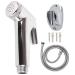 Bathroom Bidet Sprayer 3pcs/set Electroplated Bidet Spray Head Bracket Hose Set Bathroom Cleaning Accessories