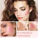 Makeup Lip Tint Milk Jelly Tint Milk Jelly Blush Stick Sheer Lip and Cheek Tint for Natural Long-Lasting Matte Moisturizing(Red+Pink) - Buy Online on GoSupps.com