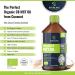 Organic Pure C8 MCT Oil - 100% Coconut - Boosts Ketones 3X - Keto & Bulletproof Coffee - Vegan - 500ml by Sterling Nutritionn - Buy Online on GoSupps.com