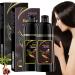 3 In 1 Black+Brown Hair Dye Shampoo for Women Magic Instant Hair Color Shampoo Nourshing Black Shampoo Colors Long Lasting Gray Highly Coverage Black Hair Dye in Minutes- Black*1+Brown*1