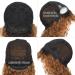 D but Short Curly Ombre Wig with Pony Curl Fringe - 12-Inch Human-Like Wig for Women (TT1B/C30) - Brown with Dark Root - 120g - Buy Online on GoSupps.com