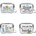 Toiletry Bag Women Clear Wash Bag Waterproof Clear Travel Toiletry Bag Cosmetic Makeup Bags Girls Wash Bag Holiday Travel Bag for Toiletries Cosmetics Bag (F) - Buy Online on GoSupps.com