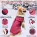 Etechydra Reversible Waterproof Dog Coat Vest with Reflective Trim, Warm Fleece Collar | Red+Black | Small - Buy Online on GoSupps.com