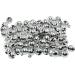 100PCS 1/4-Inch Small Silver Jingle Bells for DIY Jewelry Making - 6mm Aluminium Alloy Bells - Buy Online on GoSupps.com