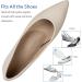 Pigskin Arch Support Insoles for Women | Pain Relief for Plantar Fasciitis & Flat Feet | Self-Adhesive Heel Cushions for High Heels Sandals & Flats - 2 Pairs (Size 8-12 - Buy Online on GoSupps.com