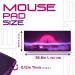 MouseOne Thasis Extended Gaming Mouse Pad - Retrowave Edition | Micro-Textured, Stitched Edges, MediumFast Speed - Buy Online on GoSupps.com