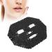 Jade Facial Mask Face Massage Jadestone Facial Sleeping Cover for Spa Dark Circles (Black)
