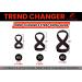 Trend Changer Figure 8 Lifting Strap Padded Deadlift Straps Heavy Duty Weight Lifting Straps Strongman Axle Bar Straps Weightlifting Wrist Wraps Small ( Upto 6.0'' Wrist Circumference ) Black/Red - Buy Online on GoSupps.com