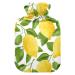 Heat bottle with watercolor lemon leaves with reference heat bottles for pain relief hot water bottle hot water bottle for neck and shoulder pain 2 L