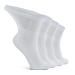 LIN Diabetic Socks for Men & Women Non-Binding Circulatory Extra Wide Top Socks Edema Neuropathy Lymphedema 4 6 12 Pairs Quarter/White  4 Pairs  9-11