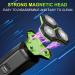 Electric Razor for Men - Electric Shavers for Men with Magnetic Detachable Head 3D Floating Head Type-C Charging Wet & Dry Use Ideal for Travel Office Black - Buy Online on GoSupps.com