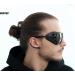 Bertoni Polarized Mountain Glasses - Cortina Self-Tinting Ski Goggles & Trekking Sunglasses | Glossy Black UV Protection - Buy Online on GoSupps.com