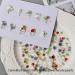 3D Flower Nail Art Leaf Nail Steel Beads Nail Resin Nail Art Decoration Jewelry Making 3D Flower Nail Art Steel Beads Nail Leaf Nail for Women  - Buy Online on GoSupps.com