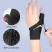 YUNYILAN Thumb Wrist Brace - Compression Sleeve for Arthritis Carpal Tunnel Support & Pain Relief - Elastic Wrist Support for Men & Women (Black - Right - Buy Online on GoSupps.com