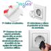 Buy Vegmai Child Locking Sockets - 20 Pieces with Rotating Mechanism & 3M Adhesive for Baby Safety - Schuko European Plug (White) - International Shipping Available - Buy Online on GoSupps.com