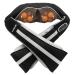 TruMedic InstaShiatsu+ Neck, Back, Shoulder Massager - 3 Massage Speeds, Cordless & Rechargeable, Shiatsu Neck Massager with Heat - Use at Home & Office for Full Body Shiatsu Relaxation (IS-3000PRO) Matte Black