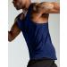 ATHLIO Men's Dry Fit Y-Back Muscle Tank Tops 3 Pack - Black/Charcoal/Navy - Large - Buy Online on GoSupps.com