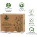 LEAF BOAT Biodegradable Cotton Buds 78 Pieces | Eco-Friendly Vegan Ear & Makeup Cleaning | GOTS Certified | Recycled Packaging | Plastic-Free - Buy Online on GoSupps.com