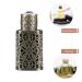 minkissy Metal Essential Oil Bottle Eye Middle Eastern Perfume Bottle Travel Bottle Aromatherapy Container Glass Travel Spray Bottle Perfume Sprayer Shell Metal Alloy Miss Essential Oil Box Green Patina - Buy Online on GoSupps.com