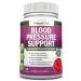 Blood Pressure Support Supplement - 13 Herbs & Vitamins - with Hawthorn Hibiscus Garlic & Olive Leaf Extract - Natural Supplement for Women & Men - High Strength Capsules - Non-GMO - 90 Day Supply
