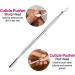 BLADEL Professional Cuticle Remover Set - Stainless Steel Cuticle Cutter and Pusher for Manicure & Pedicure - Buy Online on GoSupps.com
