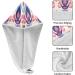 Ethnic Symbol Hair Towel 2 Pack | Super Absorbent Quick Dry Hair Turbans for Women & Girls - Buy Online on GoSupps.com