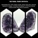 Natural Crystal Rough Natural Raw Amethyst Crystal Cluster Raw Amethyst Rock Quartz Crystals Geode Specimen Gemstone for Reiki Home Decor 300g-500g (Size : 300g-500g) - Buy Online on GoSupps.com