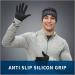 TrailHeads Lightweight Running Gloves with Touchscreen Fingers - Black/Reflective (Small) - Buy Online on GoSupps.com