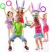 Easter Inflatable Bunny Ears Ring Toss Game - 2 Sets, 12 Rings, 1 Pump - Fun Toys for Kids and Family Party - Indoor/Outdoor Favor - Buy Online on GoSupps.com