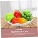 PRETYZOOM Snack Dish Dried Fruit Tray Dessert Tray Nut Candy Plate for Restaurant Household Melon Seed Plate 24X24X5.9CM As Shown 2 - Buy Online on GoSupps.com