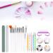 Delicate And Elastic Nail Dotting Pen Nail File Design Practical Exquisite Workmanship Beauty Salon for Home Manicure Store Salon Shop - Buy Online on GoSupps.com