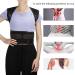 Seniors Self Heating Back Brace - 108 Magnets Lumbar Support Belt for Pain Relief | Posture Corrector for Elderly Men & Women - L/Large Black - Buy Online on GoSupps.com