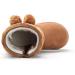 Yeeteepot Baby Girls' Winter Booties | Boys Snow Boots | Anti-Slip Kids Ankle Boots | Khaki | 8.5 UK Child - Buy Online on GoSupps.com