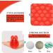 Buddy Treat Mat Perfect Curve Lick Pad Dog Washing Licky Pad- Dogs Bath Buddy- Grooming Helper- Super Suction- Just Add Peanut Butter Red - Buy Online on GoSupps.com