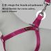 Plutus Reflective Step-In Dog Harness | Adjustable & Secure | Metal Buckles | Easy-Walk | Hot Pink | Medium - Buy Online on GoSupps.com