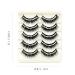 Romoty Self-adhesive Rhinestone False Eyelashes - Long, Thick, Curly 3D Multi-color Fake Eyelashes - 5 Pairs - Buy Online on GoSupps.com