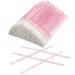 500 Pcs Disposable CrystaLip Brush Lip Gloss Applicators Lipstick Gloss Wands for lip care & Makeup Tool Kits (Pink)