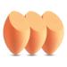 Beauty Blenders Larbois 3-Pack Make up Foundation Sponges Non Latex Professional Blending Sponge Set for Liquids Concealer and Cream (Orange+Orange+Orange)