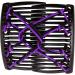 kawehiop Versatile Stretchy Hair Clip Double Slide Combs Creating Chic Bun Updos Purple 1Set 1Set Purple - Buy Online on GoSupps.com