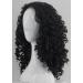 Angelaicos Unisex Wavy Halloween Costume Full Wig - Long Dark Brown Men's Wig - Buy Online on GoSupps.com